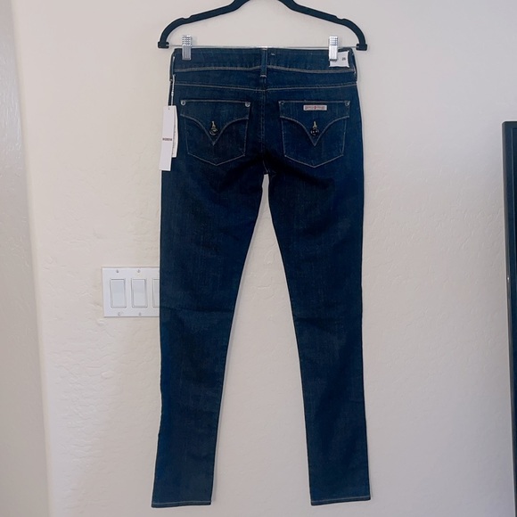 Hudson Jeans Collin Skinny Jeans Dark Wash Style NHWM422DHA Size 26 NWT - Picture 4 of 16